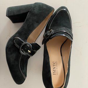 Isaac Mizrahi - Loafer Pump in Black Suede - Size 8 US